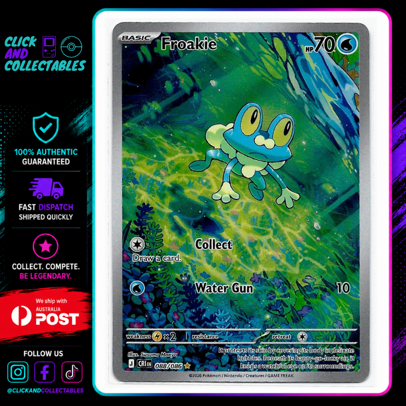 froakie pokemon card 088/086 Near Mint Age Group Eat the Evidence : Deck:Jump Scare! (UG) meta-bidorbuy