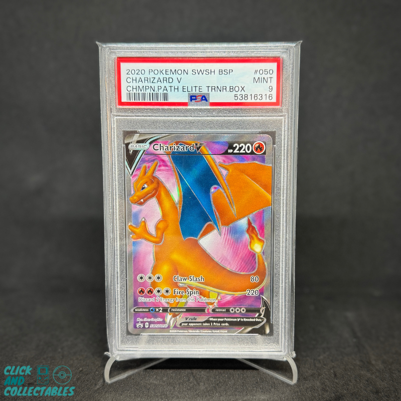 2020 CHAMPIONS PATH CHARIZARD V - PSA 9 – Click and Collectables