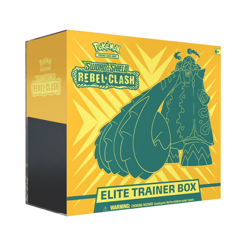 SWSH02 Rebel Clash Elite Trainer Box Click and Collectables SWSH02 Rebel Clash Elite Trainer Box Click and Collectables