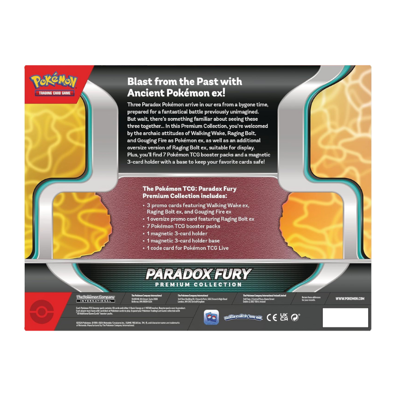 pokemon tcg paradox fury premium collection cards Amazon.com: Pokemon TCG: Paradox Fury Premium Collection