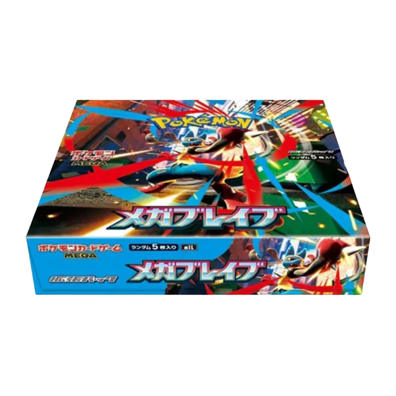 Japanese Pokemon Mega Brave M1L Booster Box Click and Collectables Japanese Pokemon Mega Brave M1L Booster Box Click and Collectables