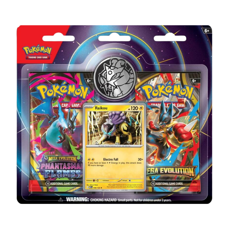 Pokemon TCG: 2-Pack Blister Raikou Click and Collectables Pokemon TCG: 2-Pack Blister Raikou Click and Collectables