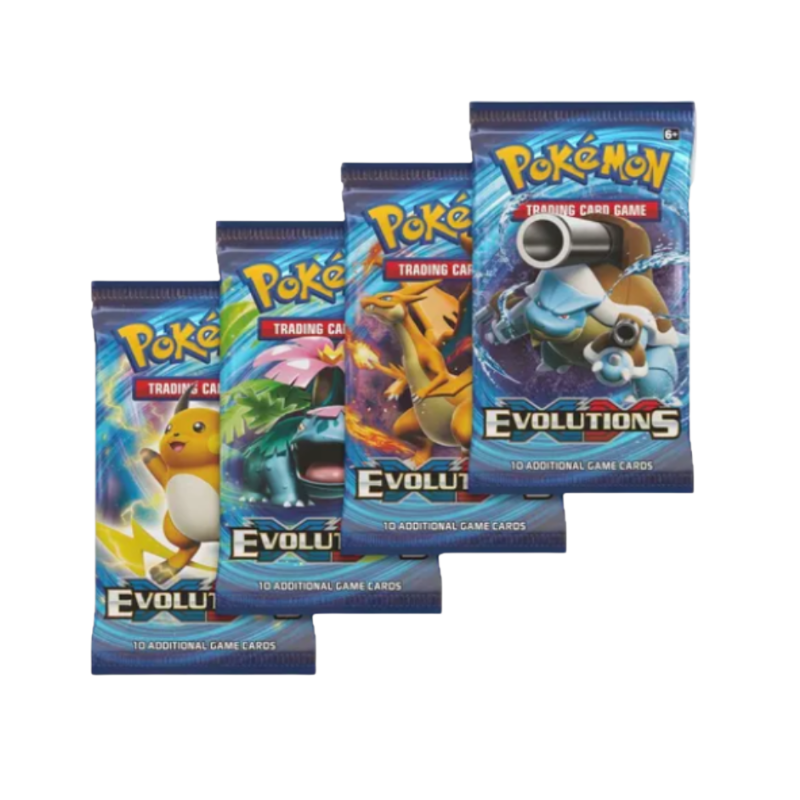 XY Evolutions Booster Pack Art Set – Click and Collectables