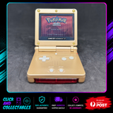 Nintendo Game Boy Advance SP Console – Gold Reshell (AGS-001)