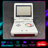 Nintendo Game Boy Advance SP Console – SNES Reshell (AGS-001)