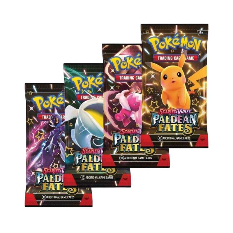 SV04.5 Paldean Fates Booster Pack Click and Collectables SV04.5 Paldean Fates Booster Pack Click and Collectables