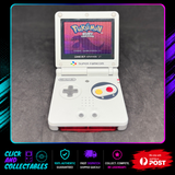 Nintendo Game Boy Advance SP Console – SNES Reshell (AGS-001)