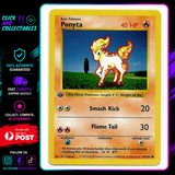 Pokemon Ponyta 1st Edition 060/102 Non Light Play - Base Set
