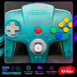 Genuine Nintendo 64 Controller – Ice Blue / Clear