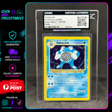 Pokemon CGC Authentic Poliwrath 15/130 Holo - Base Set 2