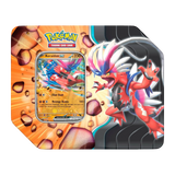 Scarlet & Violet Slashing Legends Collector Tin – Pokémon TCG tin featuring powerful cards and exclusive artwork