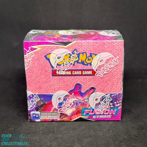 SWSH08 Fusion Strike Booster Box Click and Collectables SWSH08 Fusion Strike Booster Box Click and Collectables