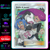 Pokemon Jessie & James (Full Art) Hidden Fates Ultra Rare • 68/68