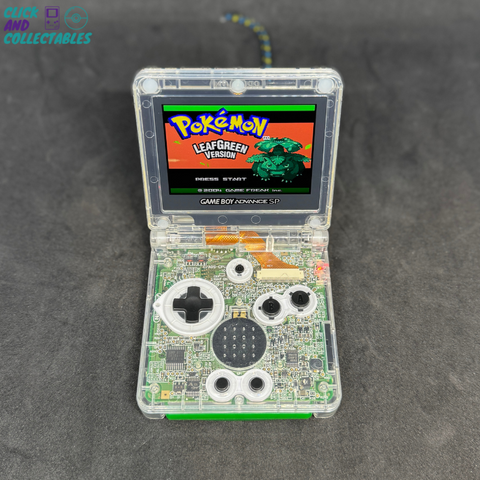 Nintendo Gameboy Advance SP (IPS Screen Mod) Click and Collectables Nintendo Gameboy Advance SP (IPS Screen Mod) Click and Collectables