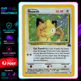 Pokemon Meowth #10 WOTC Black Star Promo • 10/53