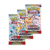 Scarlet & Violet Prismatic Evolutions Tech Sticker Collection – Pokémon TCG product featuring vibrant holographic designs