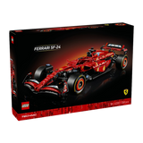 LEGO Technic Ferrari SF-24 model kit packaging on a white background