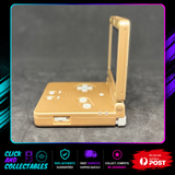 Nintendo Game Boy Advance SP Console – Gold Reshell (AGS-001)