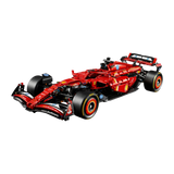 Red Formula 1 car model on a white background