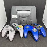 Nintendo 64 Console and Controllers