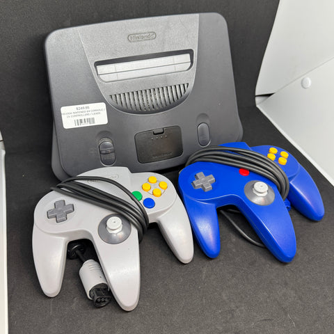 Nintendo 64 Console and Controllers