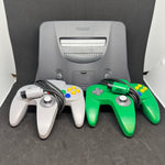 Nintendo 64 Console and Controllers