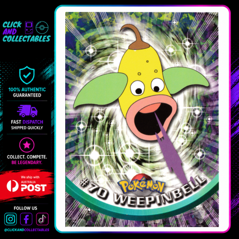 Weepinbell #70 Topps Pokémon Card – Click and Collectables