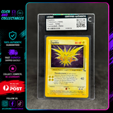 1999 Pokemon Fossil Corrected Holo Zapdos 3 #15/62 CGC Authentic