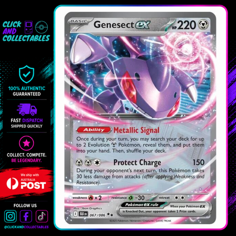 pokemon card genesect ex 067/086 Black Bolt – Click and Collectables Version:Revival Trance m2a When a Pokémon 1st Edition French Squirtle