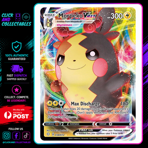 Pokemon Morpeko VMAX 038/072 Near Mint