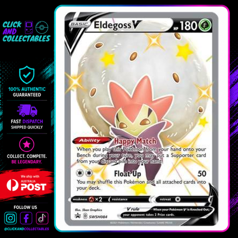 Pokemon Eldegoss V SWSH084 Near Mint