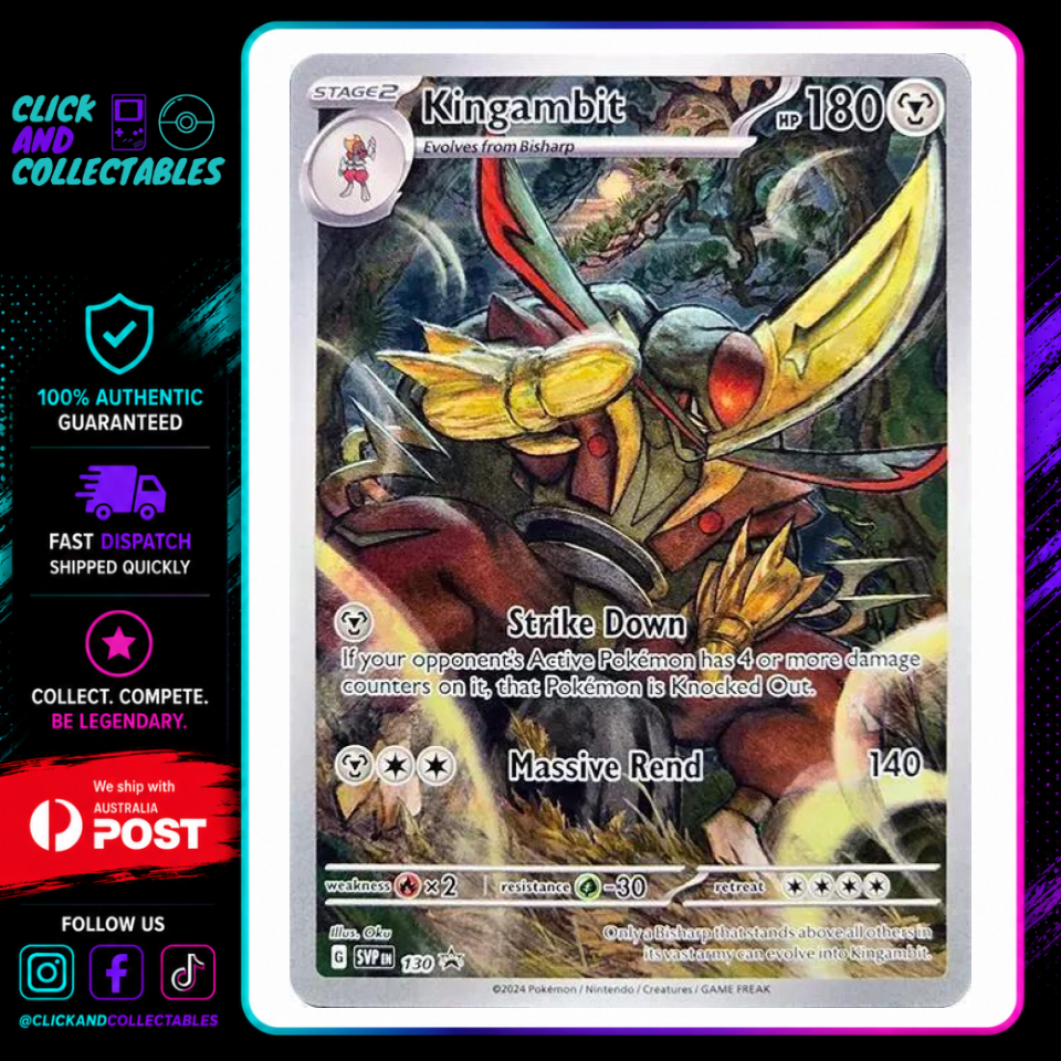 kingambit pokemon card Amazon.com: Pokemon - Kingambit 220/198 - Scarlet & Violet - Illustrator Rare