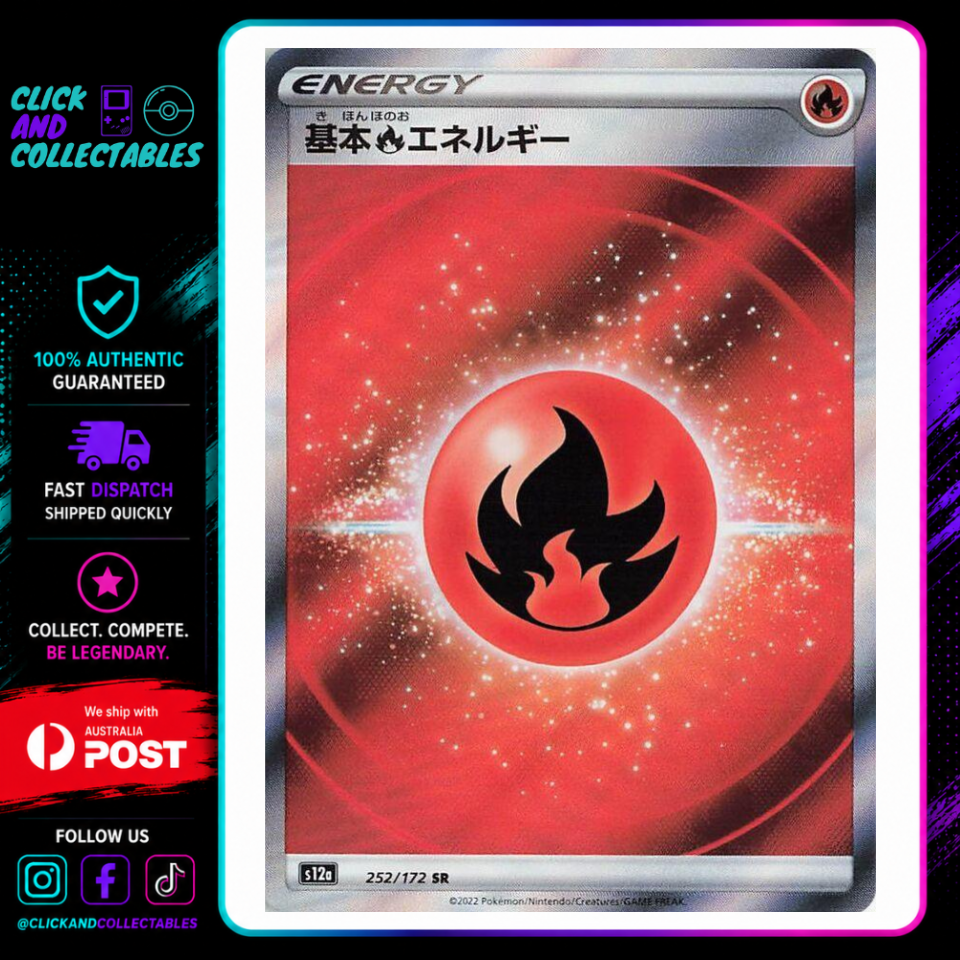japanese fire energy pokemon card Nitro R Energy - M4: Ninja Spinner