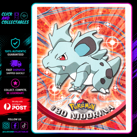 Nidorina #30 Topps Pokémon Card – Click and Collectables