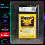 1999 Pokemon Fossil Corrected Holo Zapdos 2 #15/62 CGC Authentic