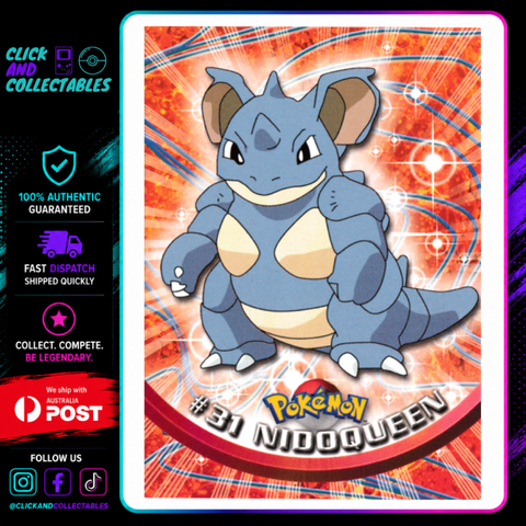 Nidoqueen #31 Topps Pokémon Card – Click and Collectables