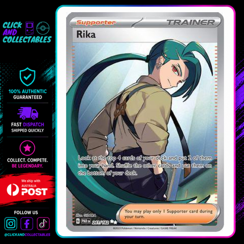 Rika 241/182 Paradox Rift Pokemon Card – Click and Collectables