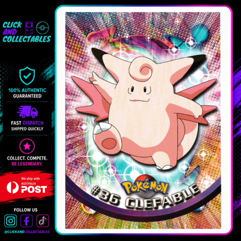 Clefable #36 Topps Pokémon Card – Click and Collectables