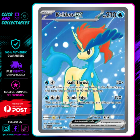 pokemon keldeo ex card 49/149 Holo Ultra Rare XY Boundaries Crossed Ne [Water] Pokemon  Keldeo-EX (Full Art)