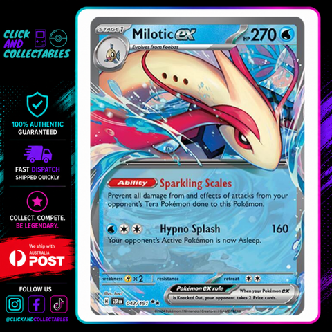 Milotic ex 042/191 Surging Sparks Pokemon Card – Click and Collectables