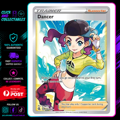 dancer pokemon card TCG - 259/264 Placeholder Image Provided Dancer 2021 Japanese Sword &