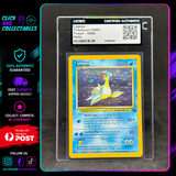 1999 Pokemon Fossil Holo Lapras #10/62 CGC Authentic