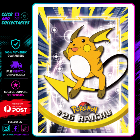 topps pokemon cards value Raichu #26 Pokémon Card – Click and Collectables How does the Magic Options:Playmat - Brave Little Prince Pre Order