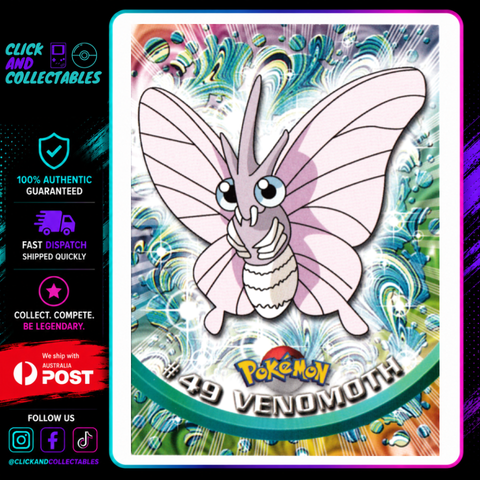 pokemon card venomoth #49 Topps Pokémon – Click and Collectables Style:Family Matters this item offers a gaming_accessory Christmas Present MTG Custom