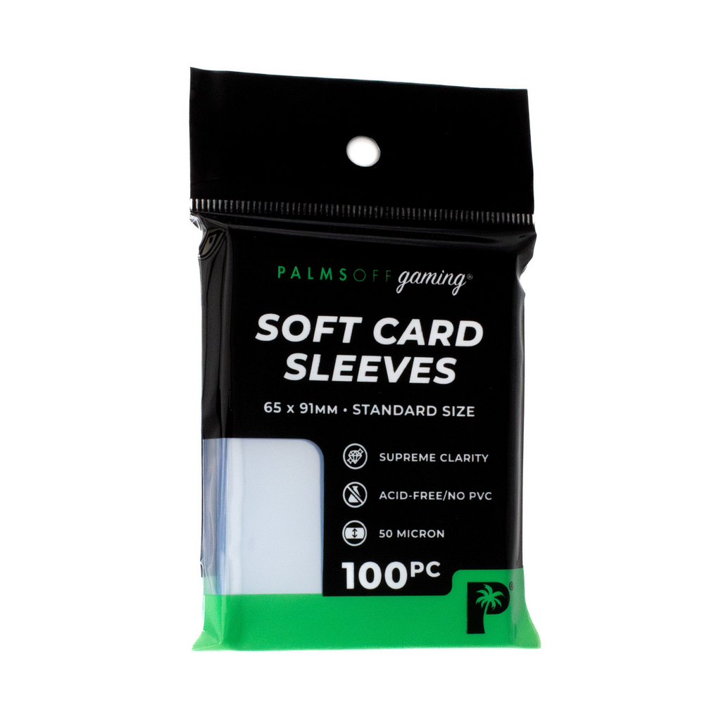 Soft Card Sleeves - Standard Size - 100pc | Click and Collectables Soft Card Sleeves - Standard Size - 100pc | Click and Collectables