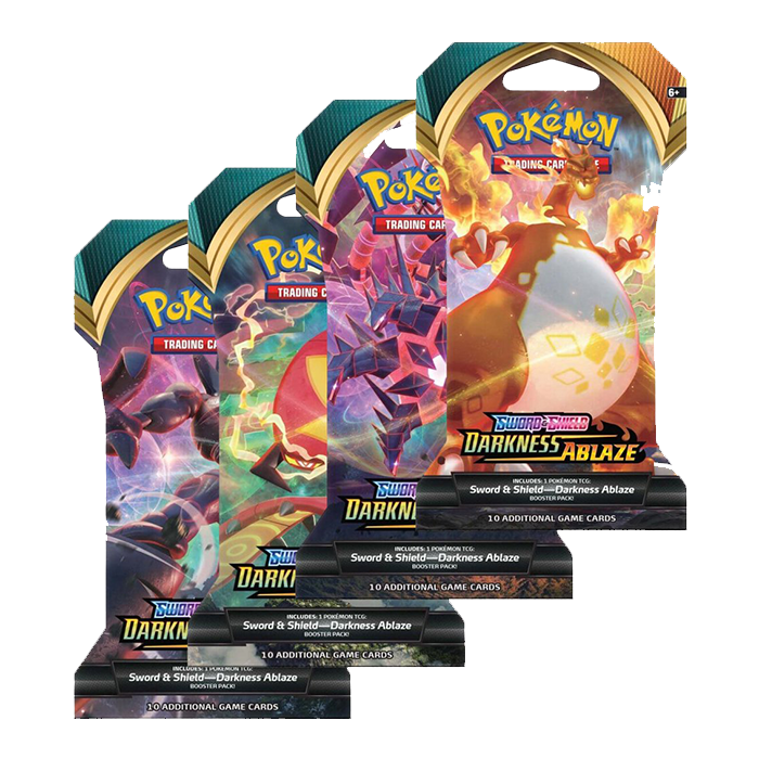 SWSH03 Darkness Ablaze Blister Pack Click and Collectables SWSH03 Darkness Ablaze Blister Pack Click and Collectables