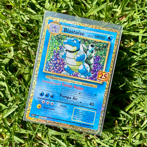 Indonesian 25th Anniversary Blastoise Holo