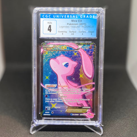 2013 Pokemon Mew EX #RC24 CGC 4