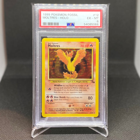 1999 Pokemon Moltres #12 PSA 6