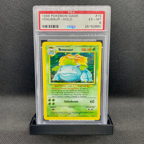 1999 Venusaur PSA 6 Ex-Mt Base Set #15/102